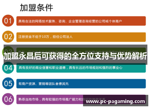 加盟永昌后可获得的全方位支持与优势解析