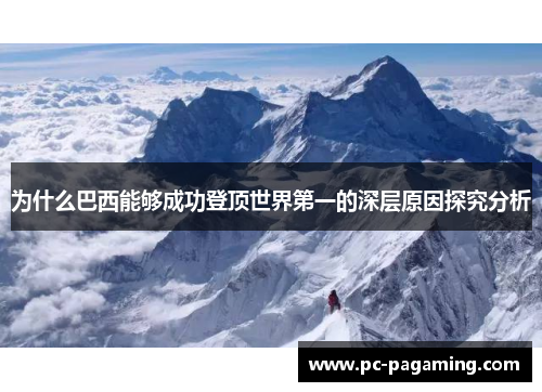 为什么巴西能够成功登顶世界第一的深层原因探究分析 为什么巴西能够成功登顶世界第一的深层原因探究分析